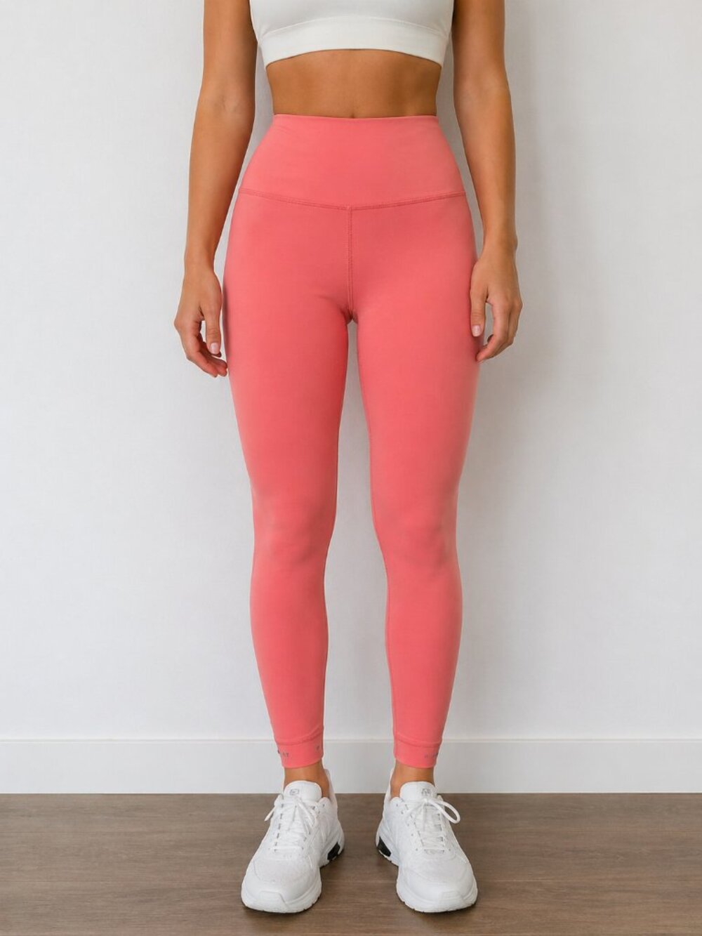SET Active Sculptflex Leggings Coral Pink High Waisted Size S